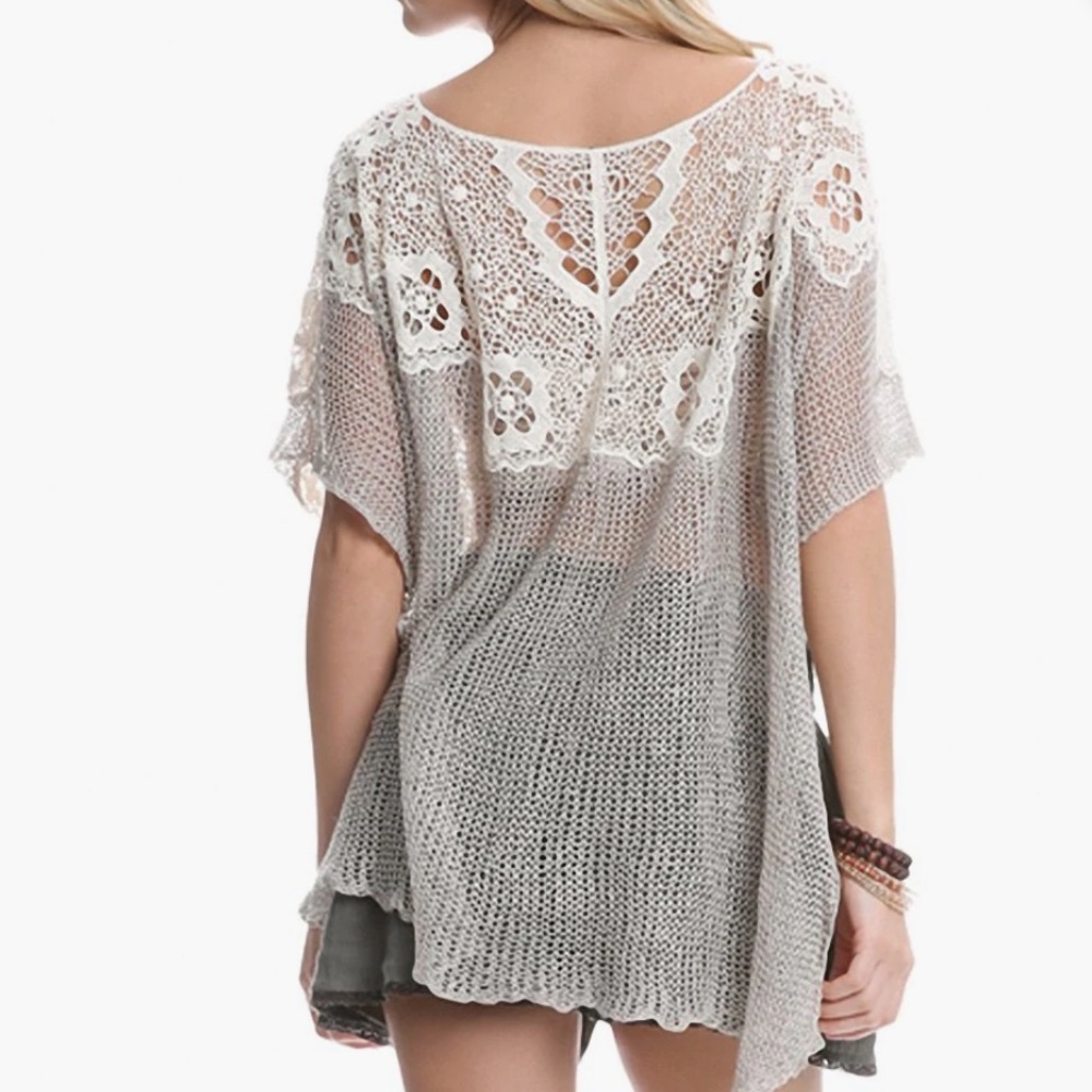 Free People Bad Romance crocheted pullover - Picture 5 of 15